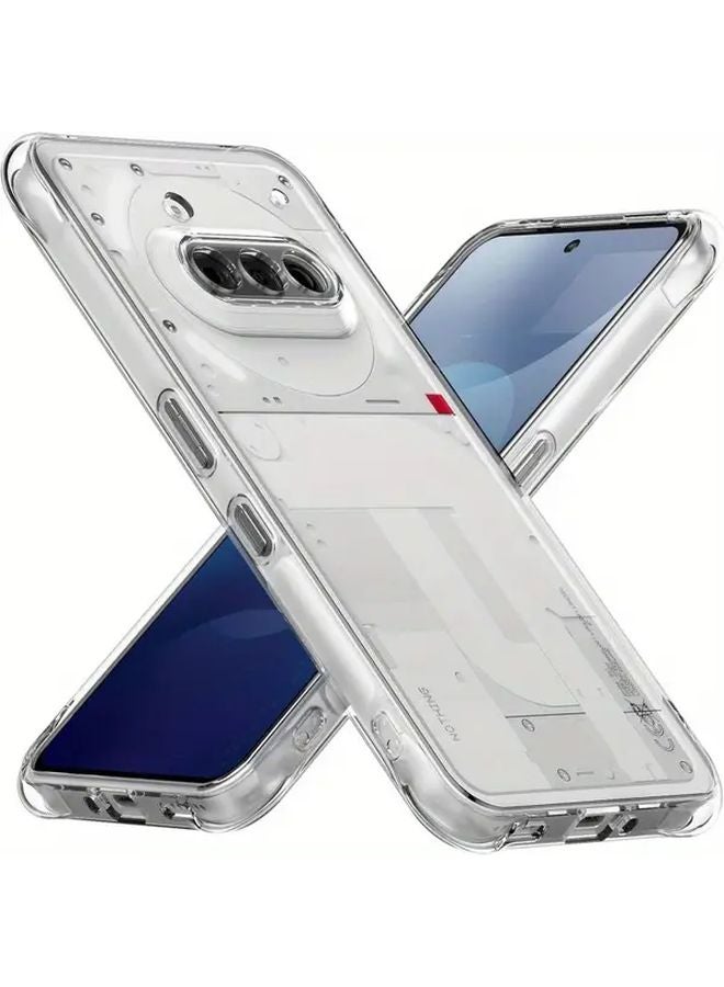 Transparent Soft TPU Protective Case For Nothing Phone 2a Plus With Reinforced Corners - Image 1